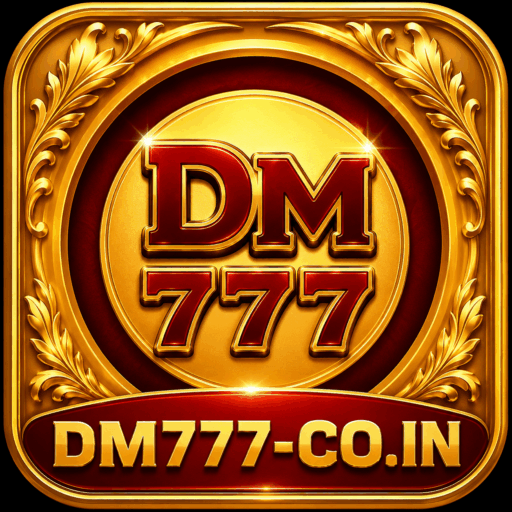 DM777 Game official logo with gold and red premium design representing DM777-CO.IN gaming platform.